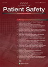 Journal of Patient Safety雜志封面